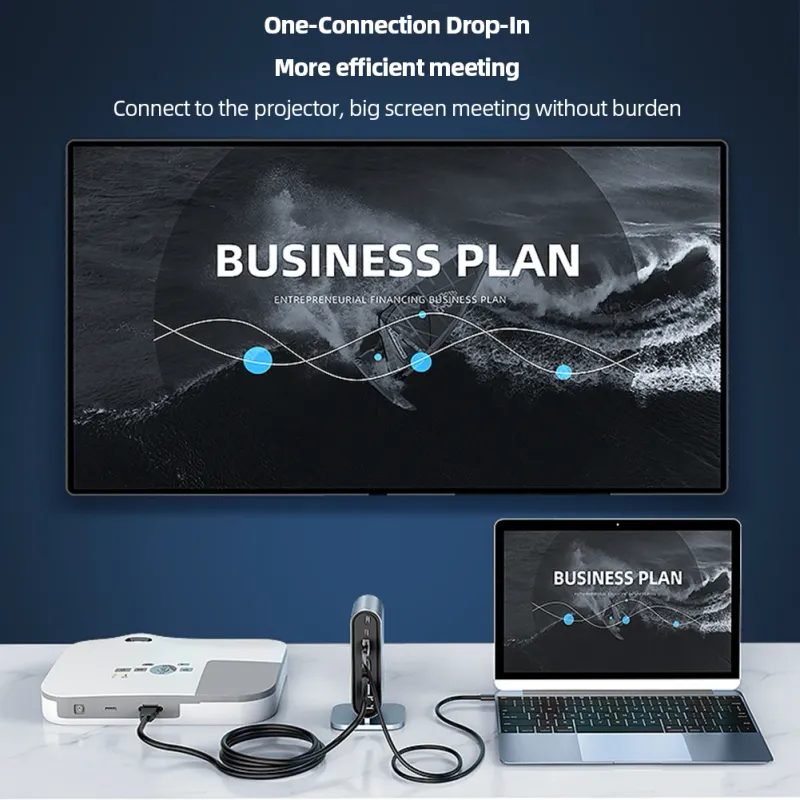 100W USB C Docking Station for MacBook 2