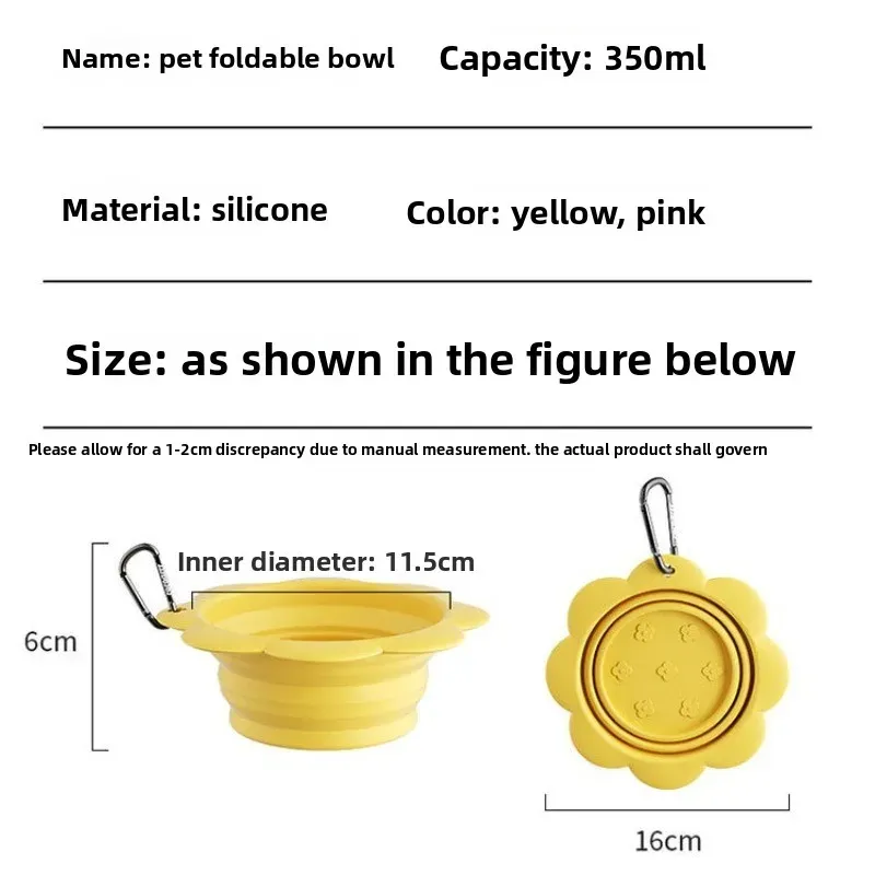 2-in-1 Silicone Pet Water Bottle 6