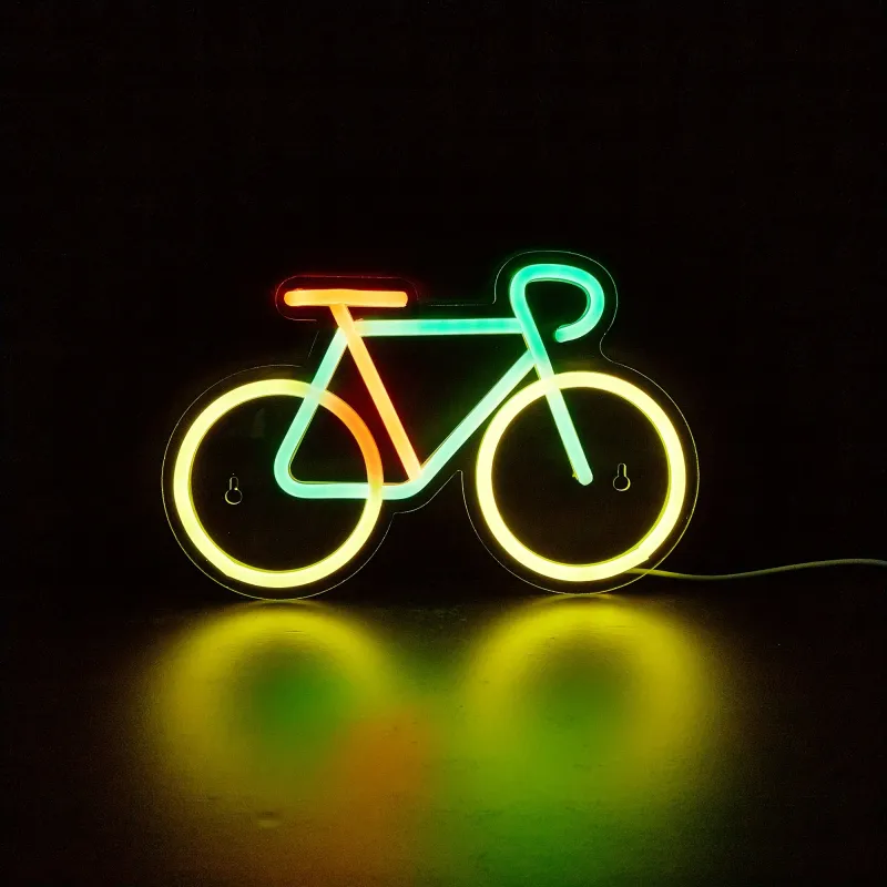 Bicycle LED Neon Sign - Wall & Table Decor 1