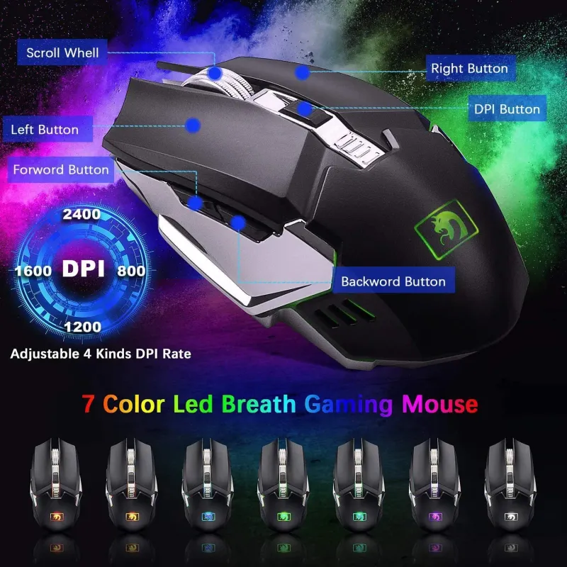 K680 Wireless Gaming Keyboard & Mouse Combo 4