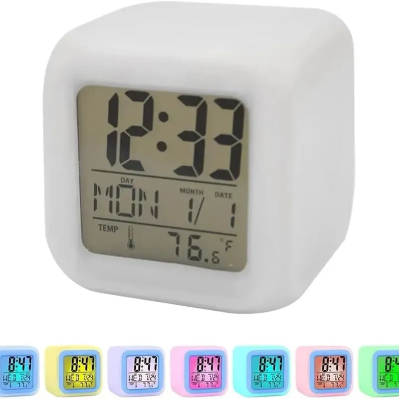 Color Changing Alarm Clock 4