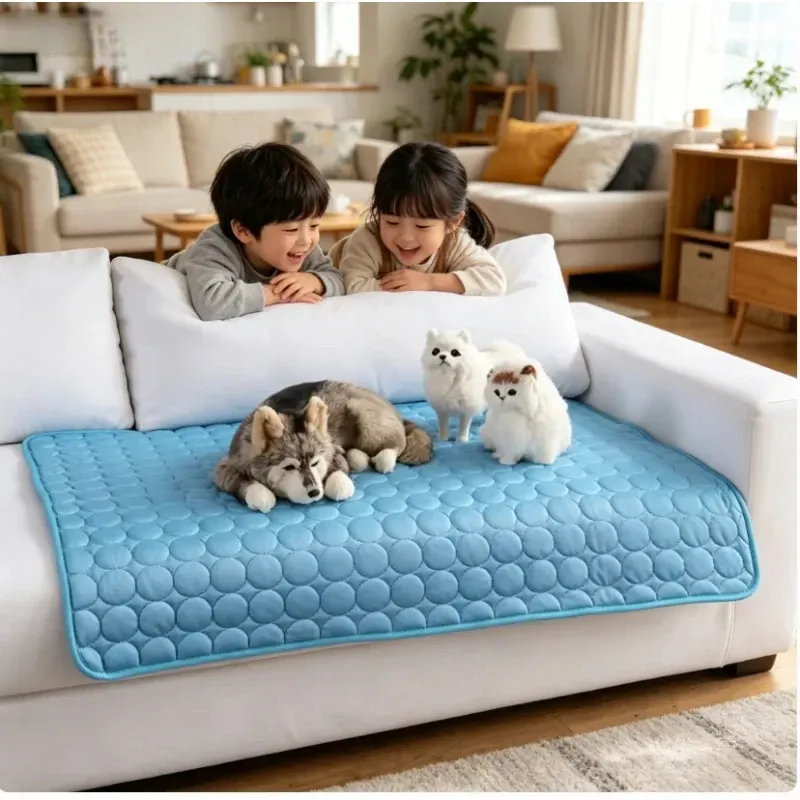 Extra Large Pet Cooling Mat Set 2