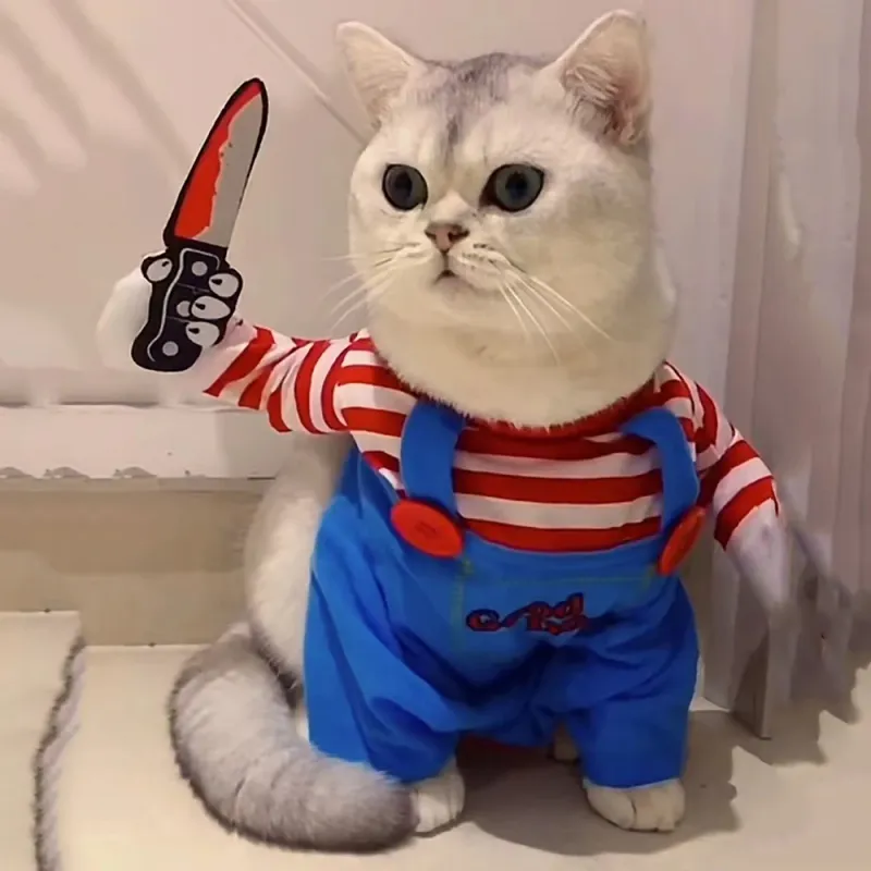 Halloween Cat Cosplay Costume Jumpsuit 1