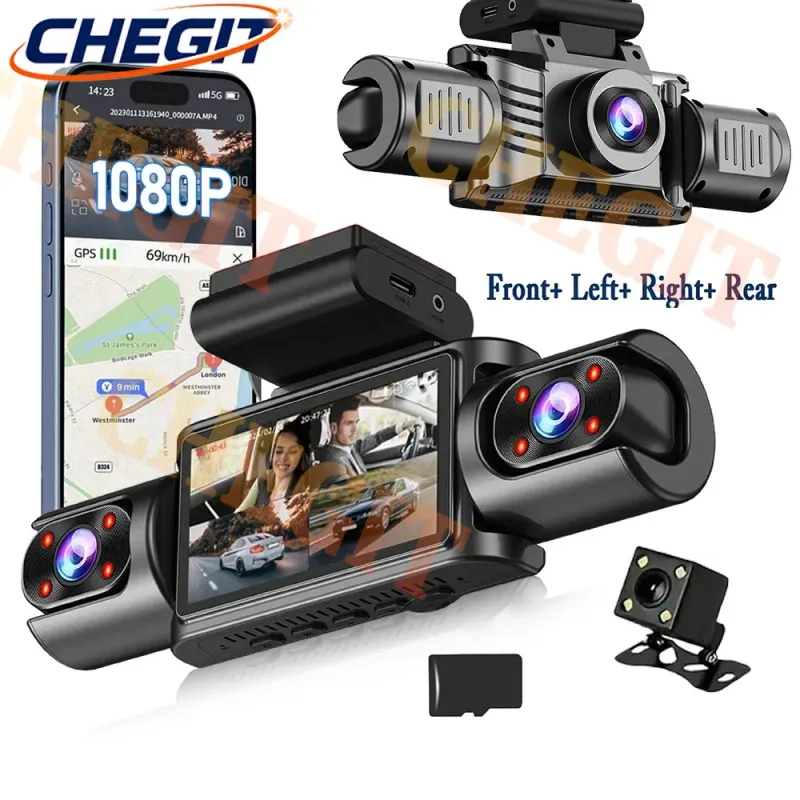 4 Channel 360° HD Dash Cam with WiFi 1