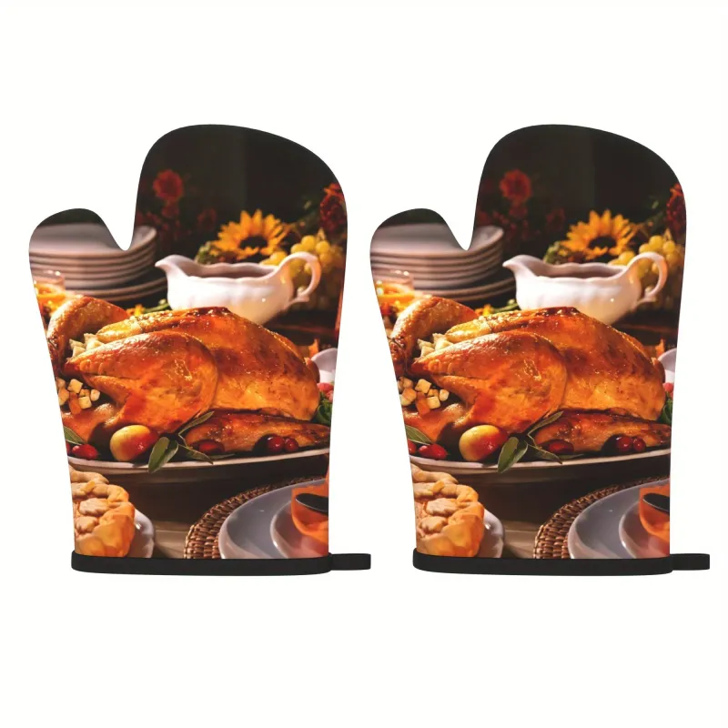 Thanksgiving Oven Mitts Set of 2 6