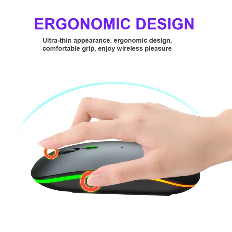 Wireless Dual Mode Bluetooth Mouse 5