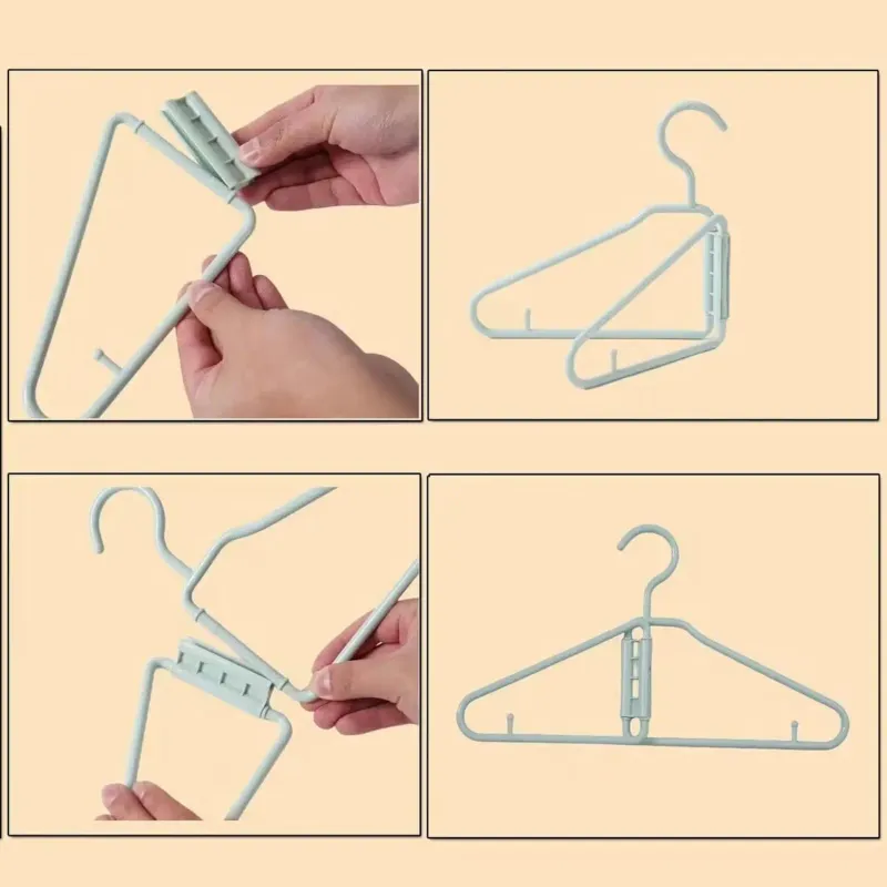 8 Pack Foldable Travel Hangers 6