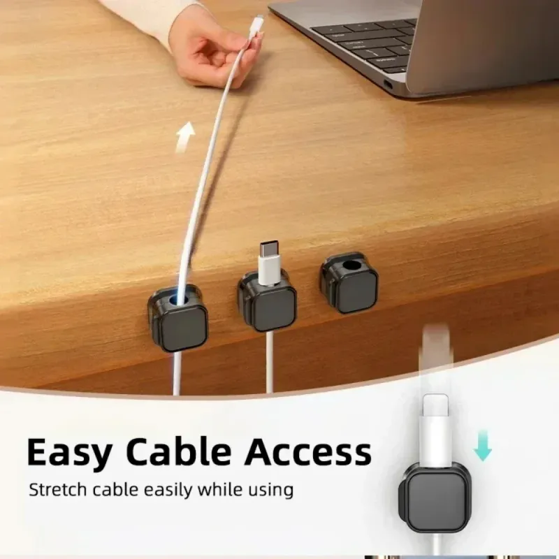 Magnetic Cable Organizer Clips Set 2