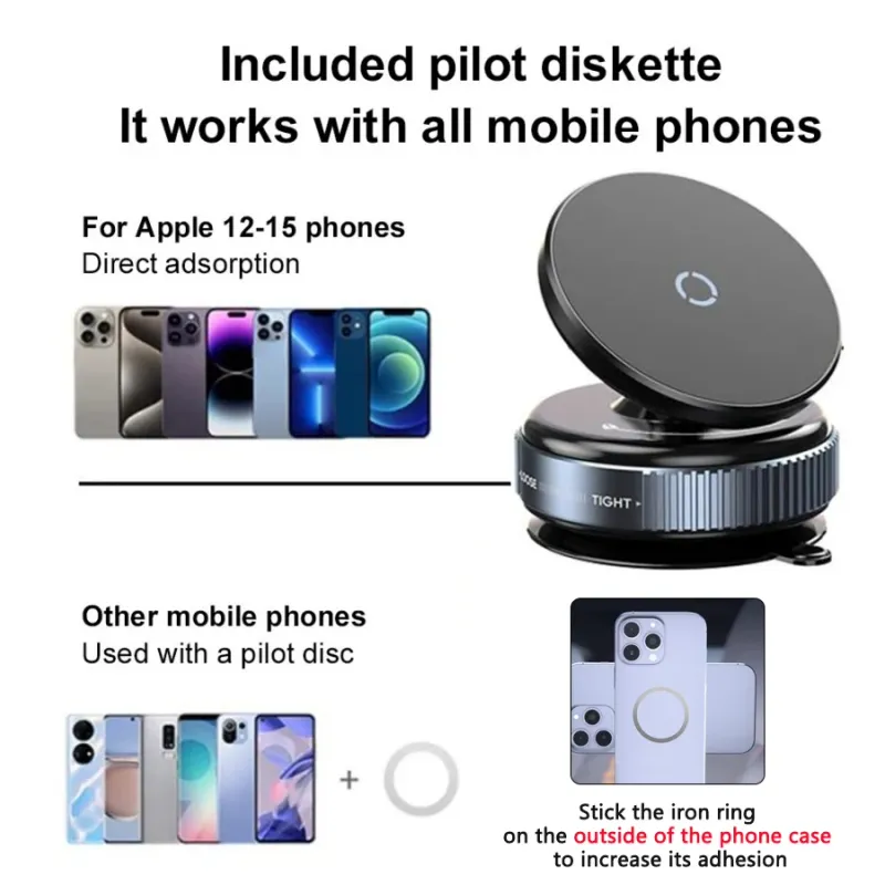 Magsafe Magnetic Car Phone Mount 6