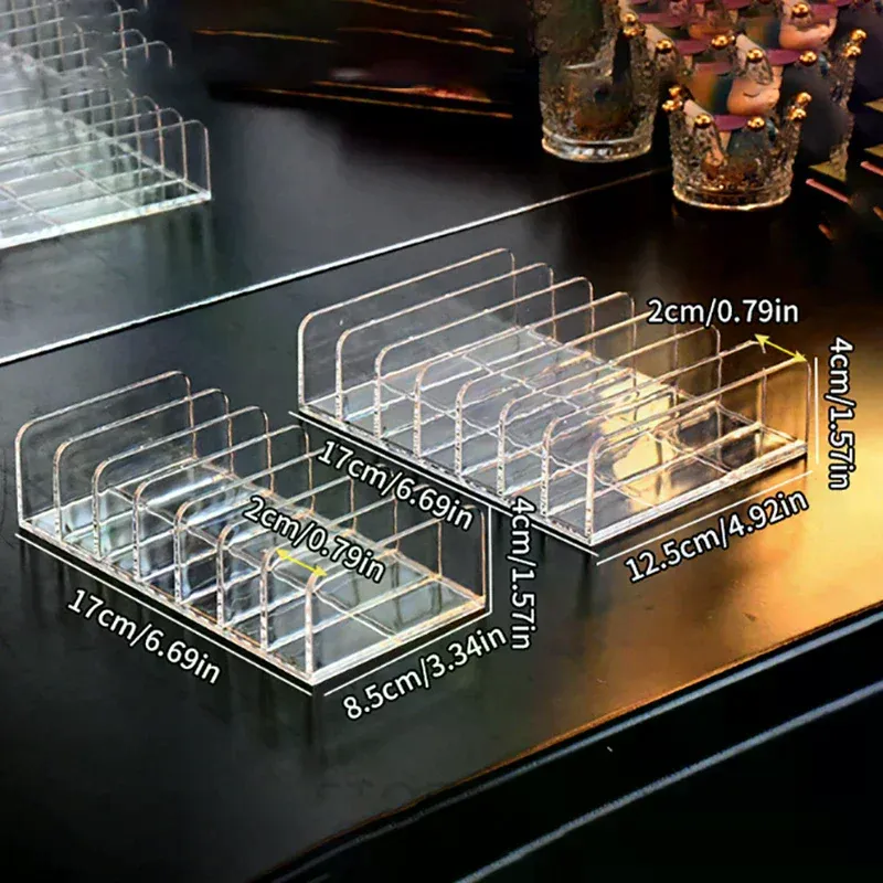 Acrylic Eyeshadow Palette Organizer Display Tray 6