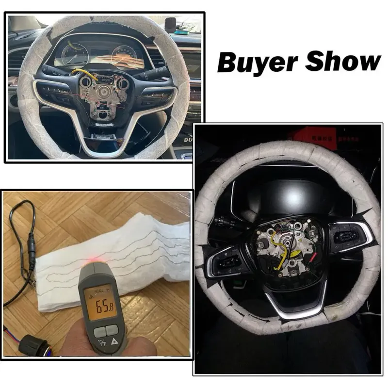 12V Car Steering Wheel Heater Kit 4