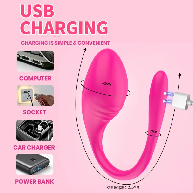 APP-Controlled Egg Vibrator 4