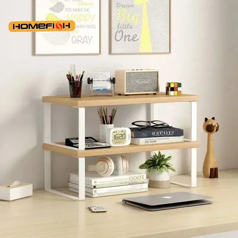 Multifunctional Monitor Stand & Desktop Storage Rack 5