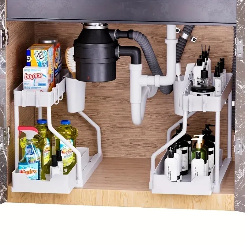 2-Tier Pull-Out Under Sink Organizer 4