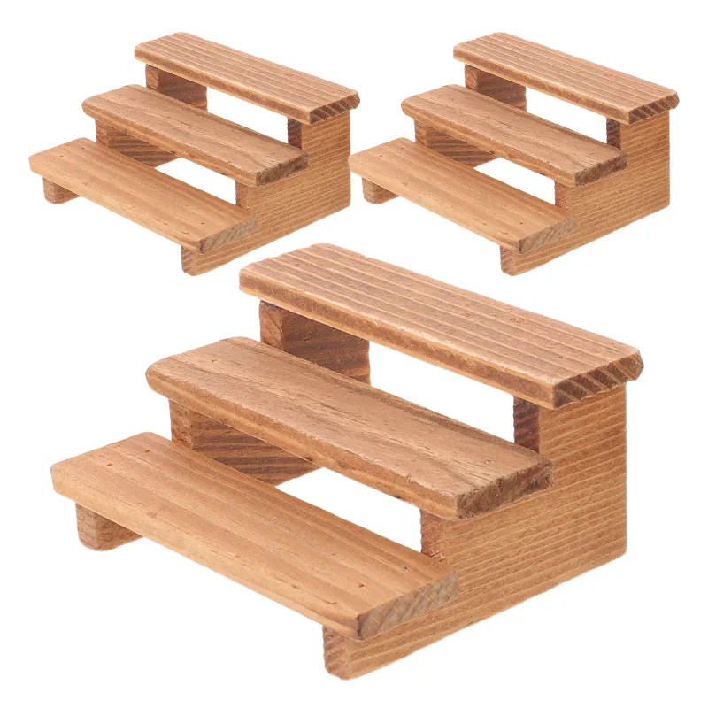 Mini Wooden Flower Stand Set 3
