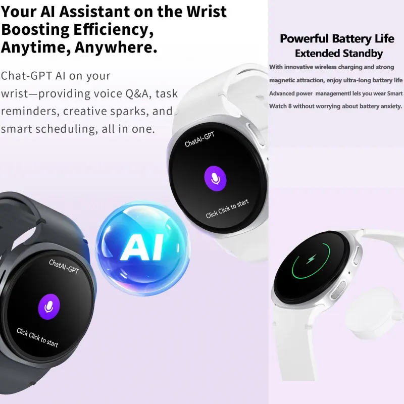 Watches 8 Mini GPS Smart Watch 5