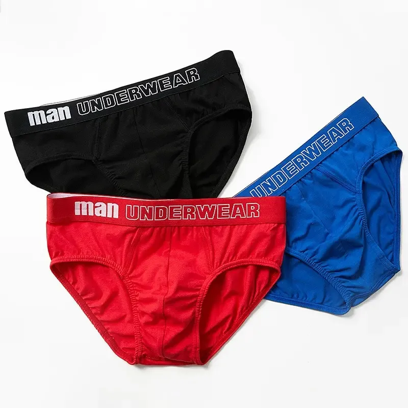 Men's Cotton Briefs Comfortable Underwear 1