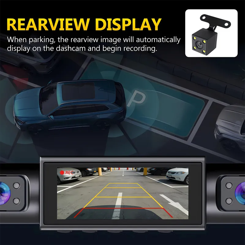 4-Channel WiFi Car DVR Dash Cam 1080P 5