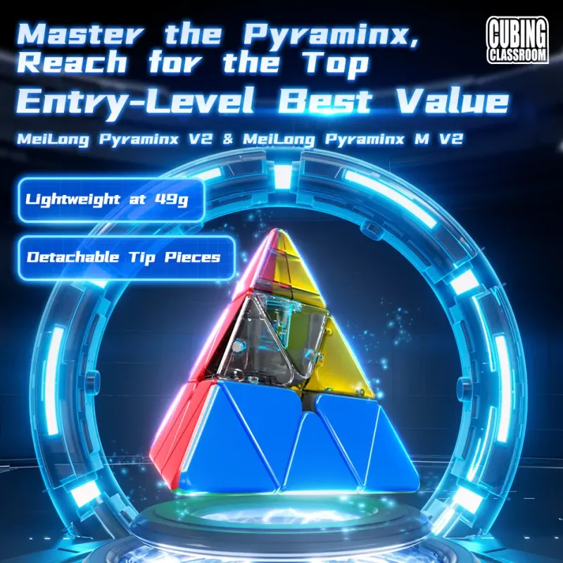 MoYu Meilong Pyraminx V2 Macaron 6