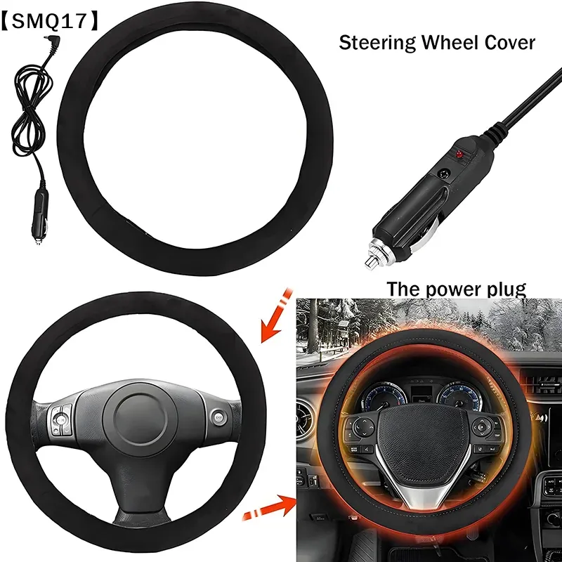 12V Heated Steering Wheel Cover 2