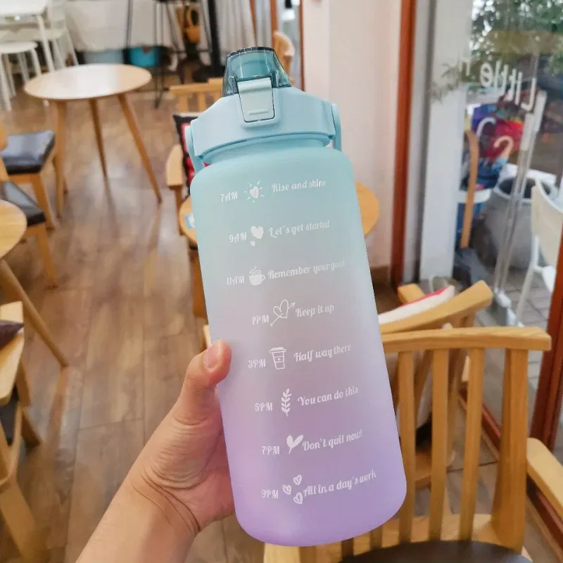 2L Motivational Leakproof Sport Water Bottle 3