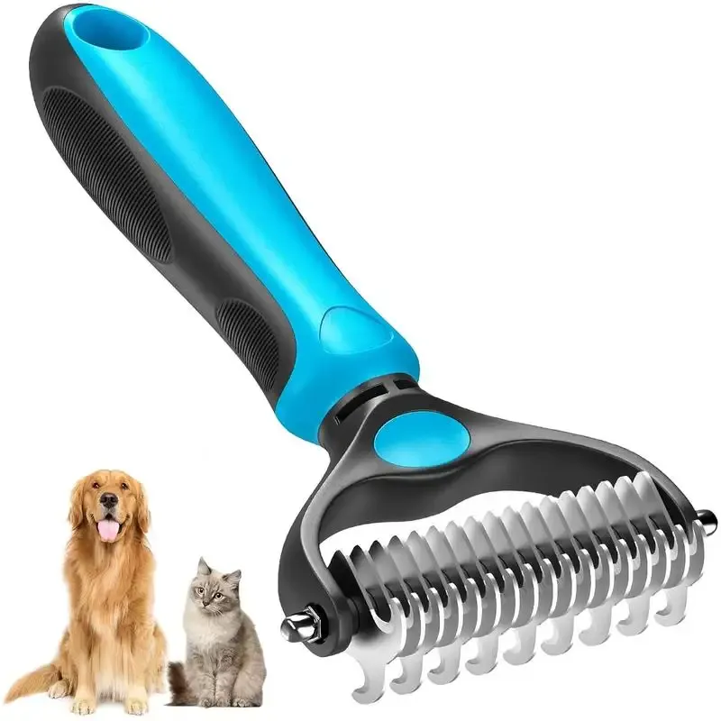 2-in-1 Pet Deshedding Brush 2