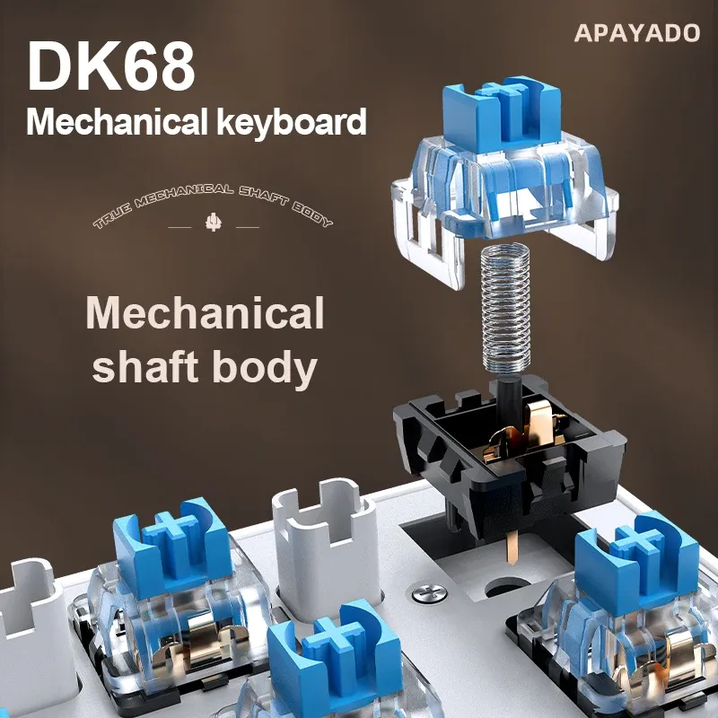 DK68 Punk Mechanical Keyboard 5