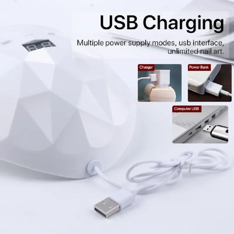 88W UV LED Nail Lamp with Sensor 3