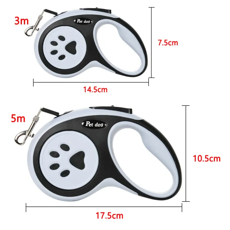 Retractable Nylon Pet Dog Leash 3m/5m 6