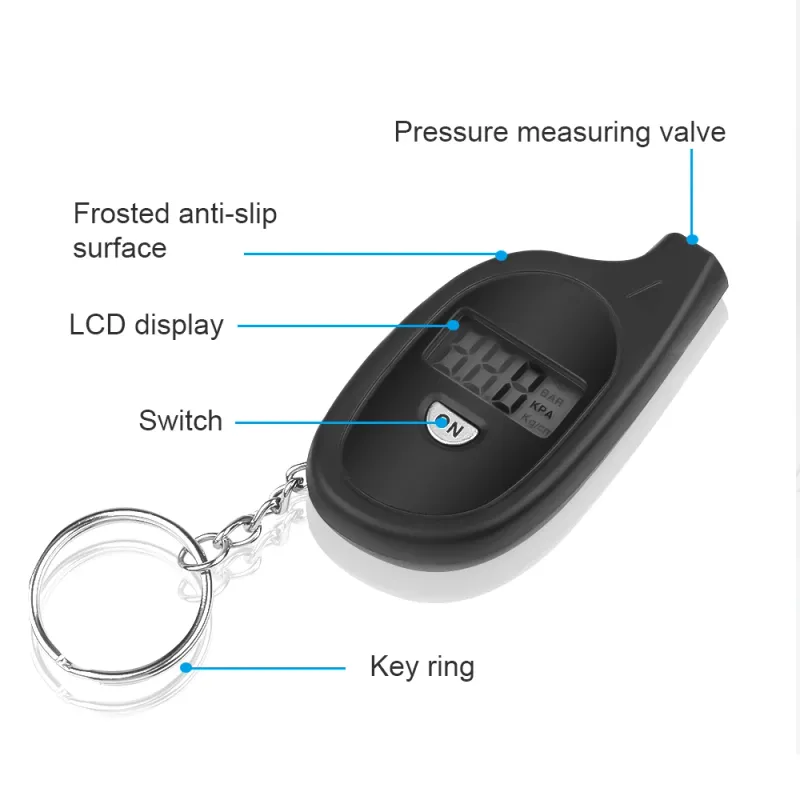 Mini LCD Tire Pressure Gauge TPMS 3