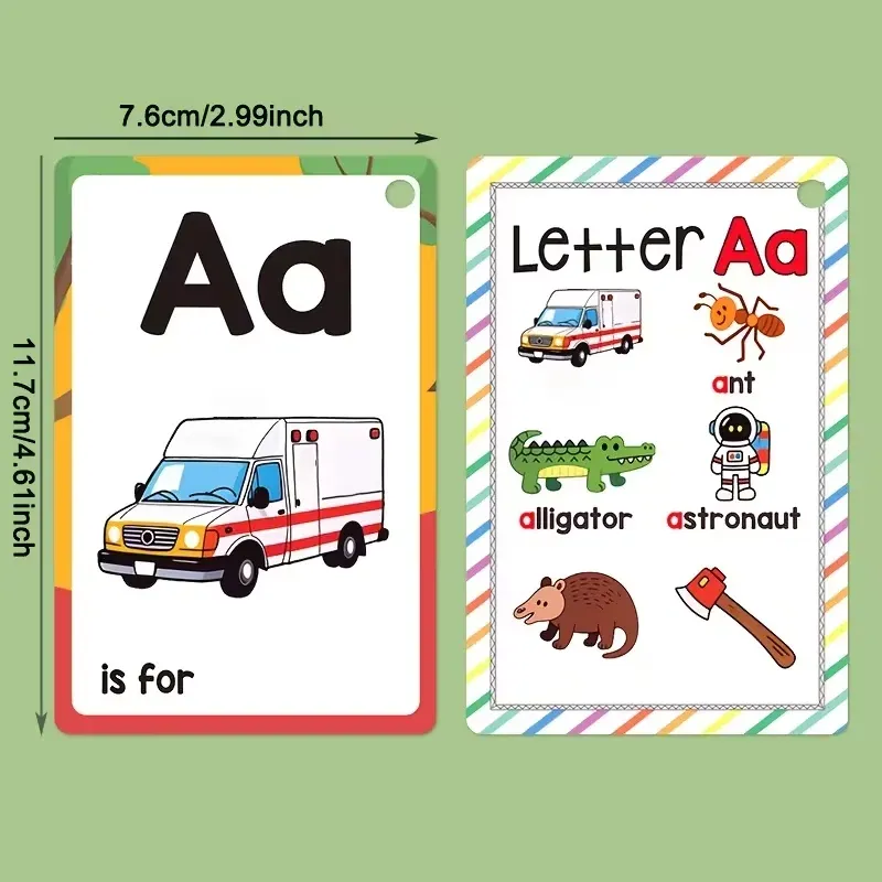 Alphabet Phonics Flash Cards for Kids 5