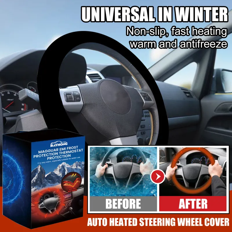 12V Heated Steering Wheel Cover 4