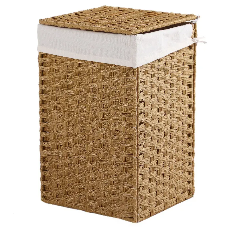 Nordic Rattan Foldable Laundry Basket 6