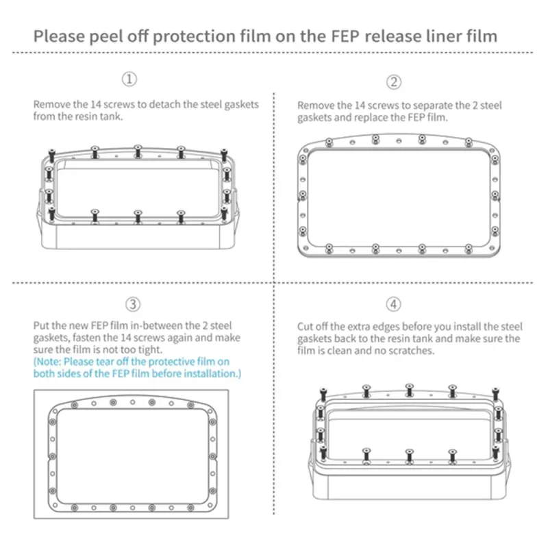 FEP Film for ANYCUBIC Photon Mono M5 Series 6