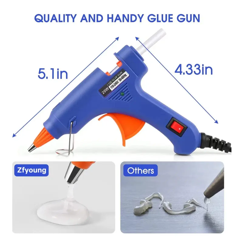 20W Mini Hot Melt Glue Gun DIY Tool 5