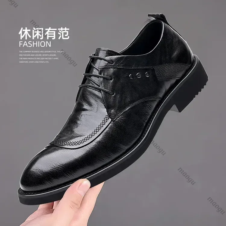 Handcrafted Calfskin Leather Oxford Brogues 5