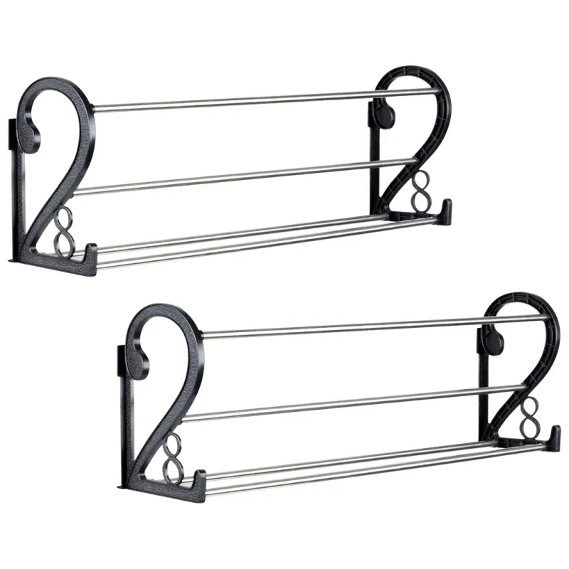 Wall Mounted Shoe Racks (2-Pack) 1