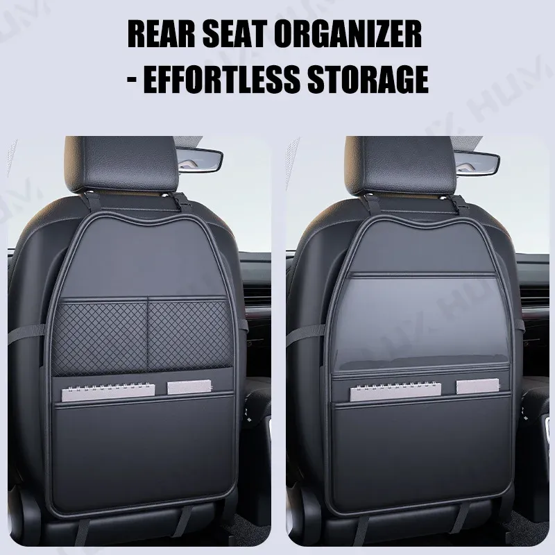 Car Seat Anti-Kick Mat with Organizer 3