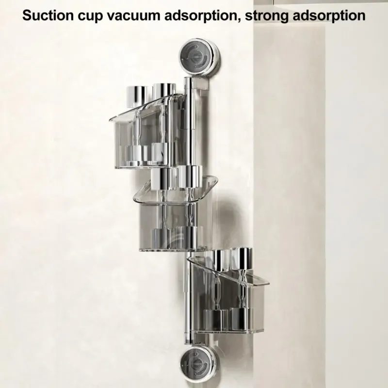 Rotating Suction Cup Storage Shelf 4
