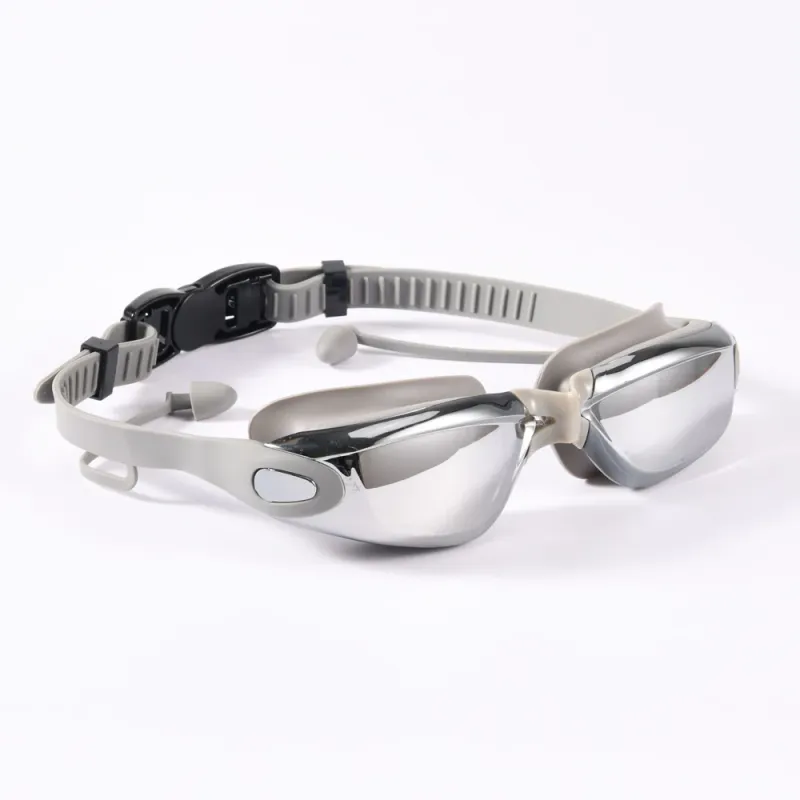 Anti-Fog Swim Goggles with Earplugs 4