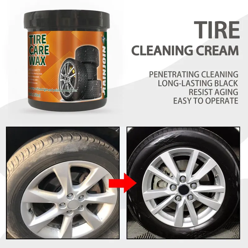 Tire Wax Shine & Wheel Polishing Kit 2
