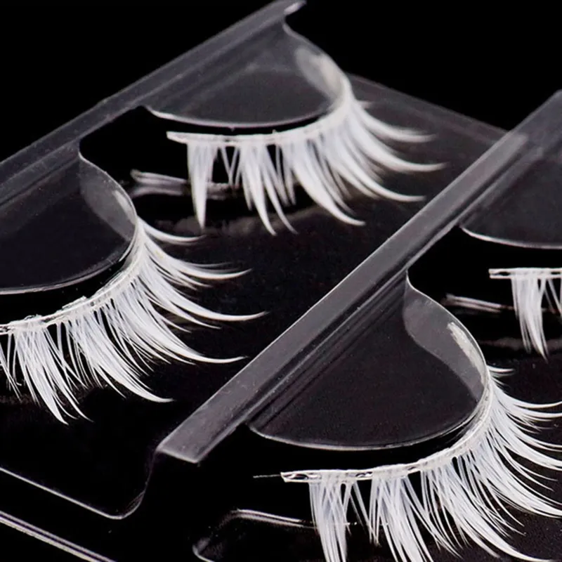 White Cosplay False Eyelashes 5