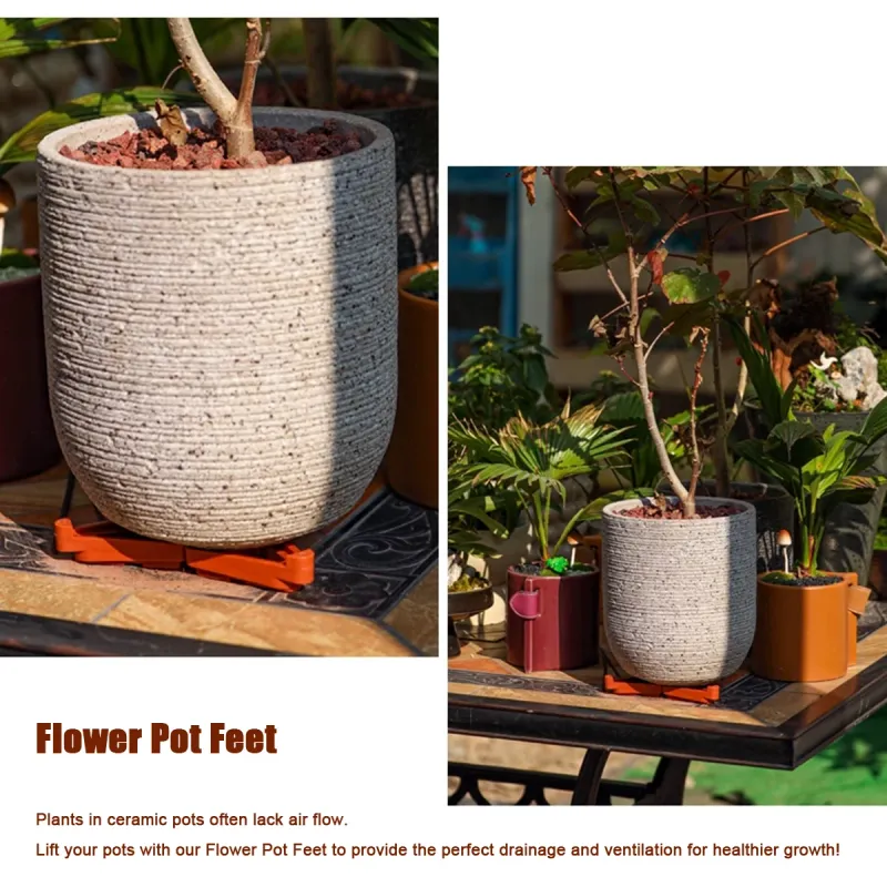 Plant Pot Feet Drainage Risers 2