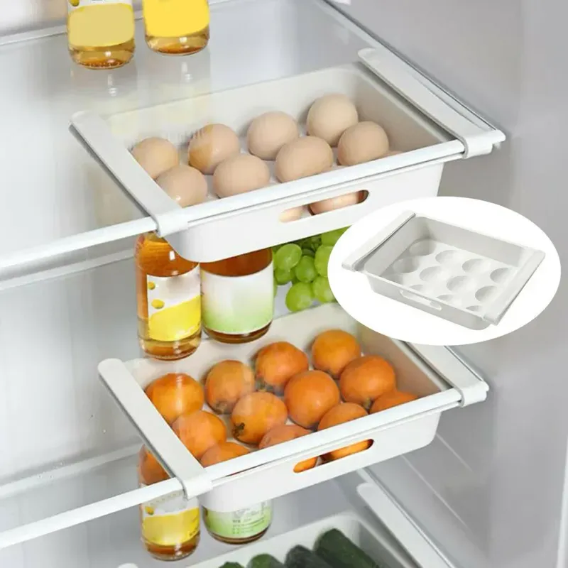 Pull-out Fridge Storage Organizer 5