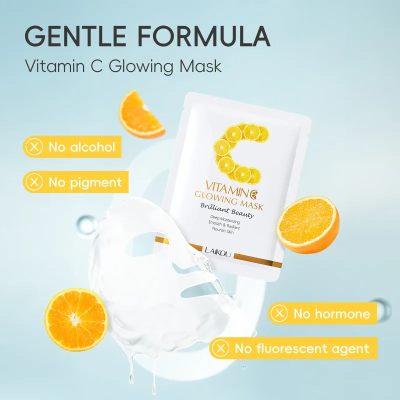 LAIKOU Vitamin C осветляющая листовая маска 6