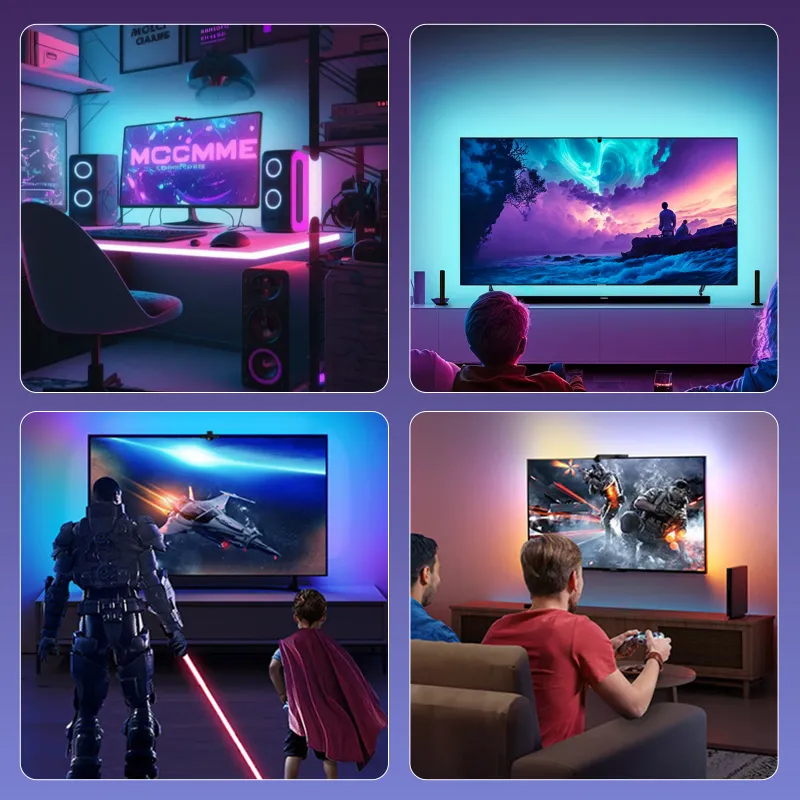 Smart TV Backlight Strip with Camera 4