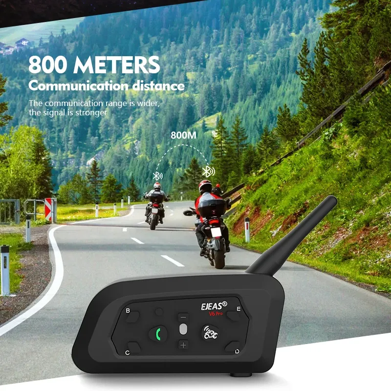 EJEAS V6 Pro Motorcycle Intercom 6