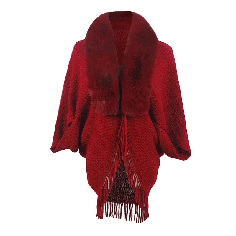 Fur Collar Shawl Cardigan Coat 6
