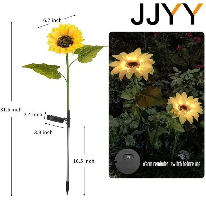 Solar Sunflower Garden Lights 5