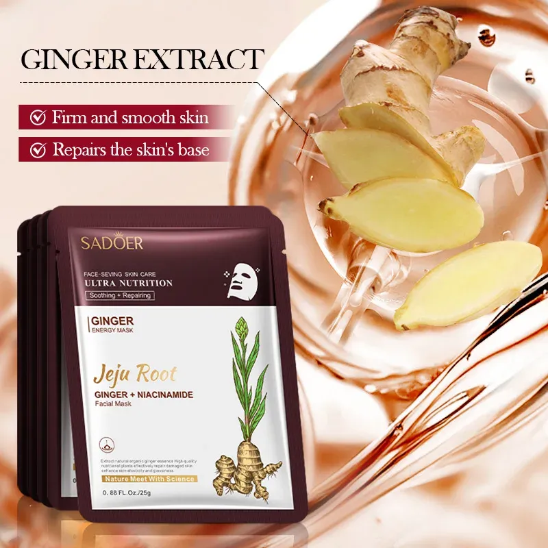 SADOER Ginseng Whitening Face Masks 4